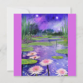 Painting Starry night at the Pond (Front)