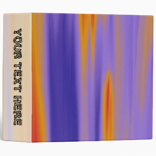 Painting stripes colorful abstract design binder
