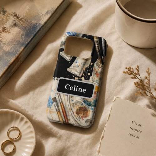 Painting style Color Custom name iPhone 17 Pro Case