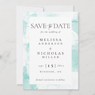 Painting texture save the date
