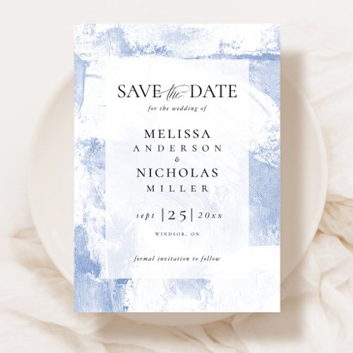 Painting texture save the date