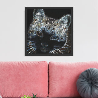 painting, The Cat. Canvas Print
