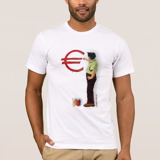 Painting the Euro T-Shirt (Front)