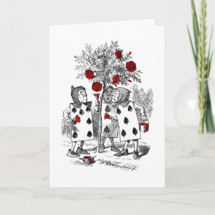 Painting the Roses Red Card