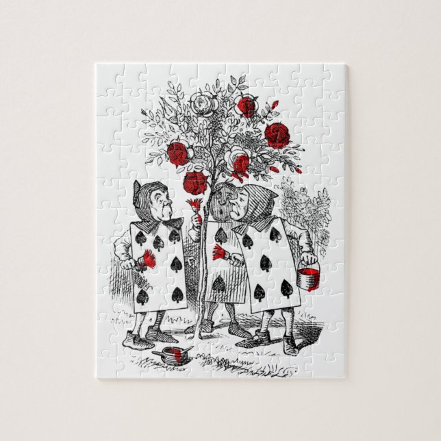 Painting the Roses Red Jigsaw Puzzle (Vertical)