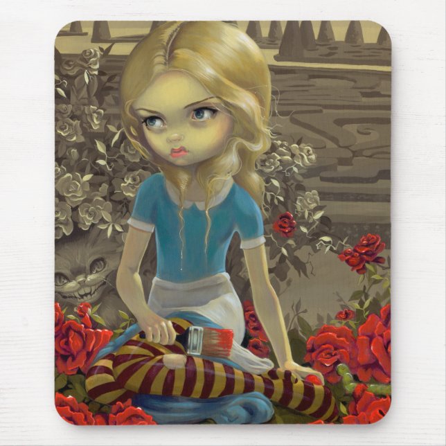 "Painting the Roses Red" Mousepad (Front)