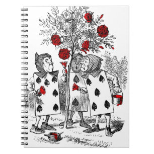 Painting the Roses Red Notebook