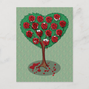 Painting The Roses Red Postcard