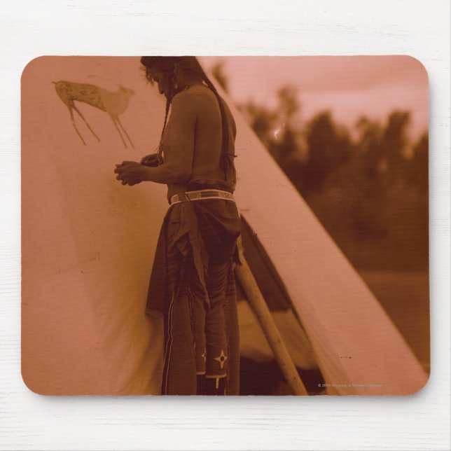 Painting the Sign of His Medicine Mouse Pad (Front)