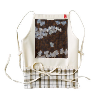 Painting the wall white zazzle HEART apron
