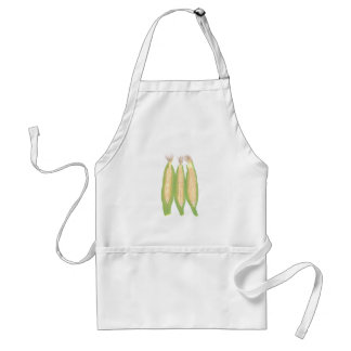 Painting three ears of corn on the cob Aprons