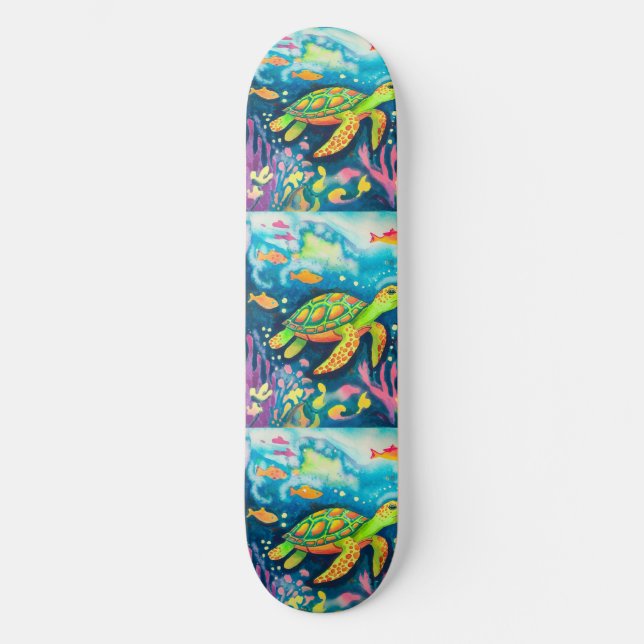 Painting Turtle Skateboard (Front)