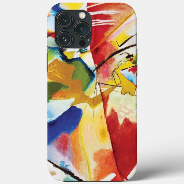 Painting with Green Center by Wassily Kandinsky Case-Mate iPhone Case (Back)