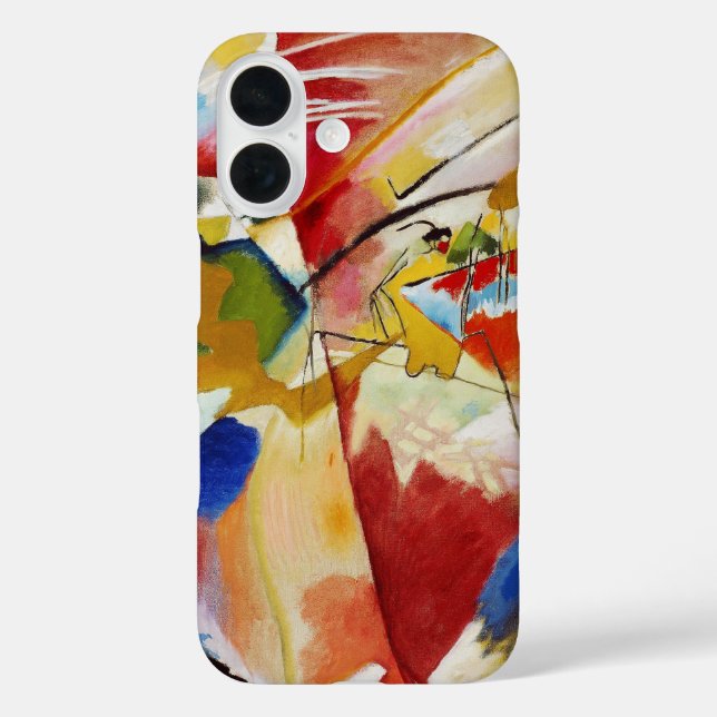 Painting with Green Center by Wassily Kandinsky Case-Mate iPhone Case (Back)