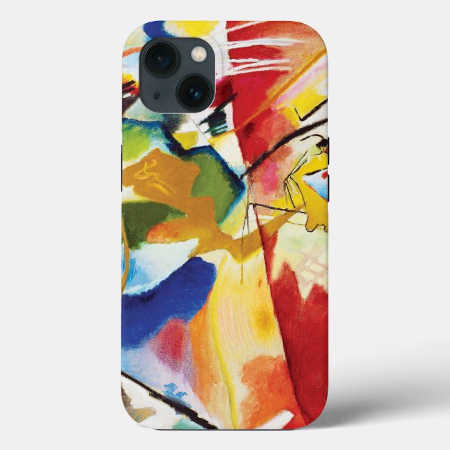 Painting with Green Center by Wassily Kandinsky Case-Mate iPhone Case (Back)
