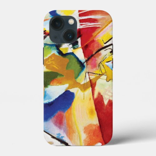 Painting with Green Center by Wassily Kandinsky iPhone 13 Mini Case