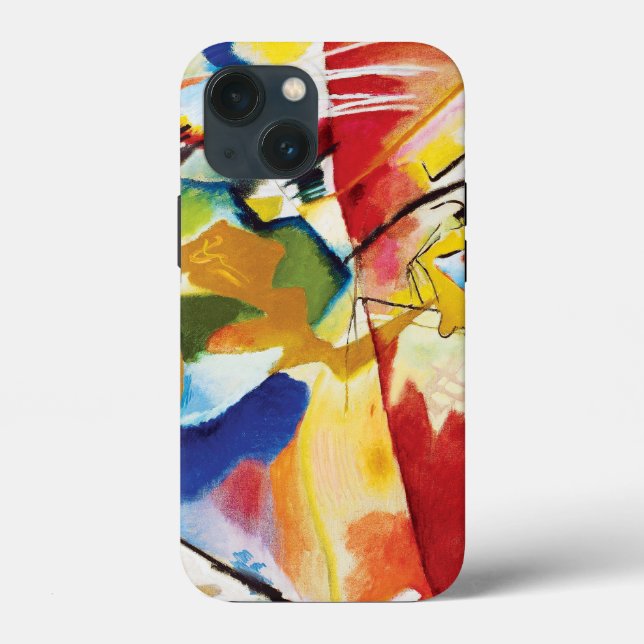 Painting with Green Center by Wassily Kandinsky Case-Mate iPhone Case (Back)