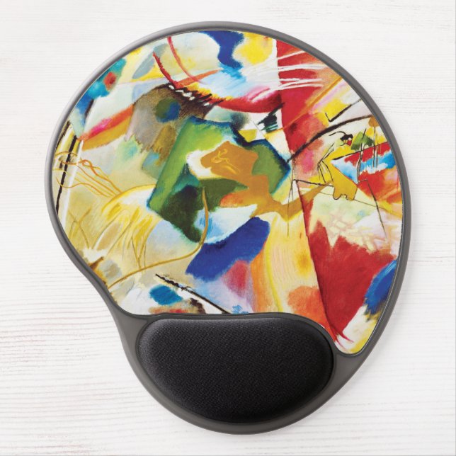 Painting with Green Center by Wassily Kandinsky Gel Mouse Pad (Front)