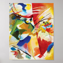 Painting with Green Center by Wassily Kandinsky Poster