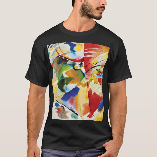 Painting with Green Center by Wassily Kandinsky T-Shirt (Front)