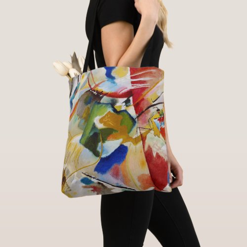 Painting with Green Center by Wassily Kandinsky Tote Bag