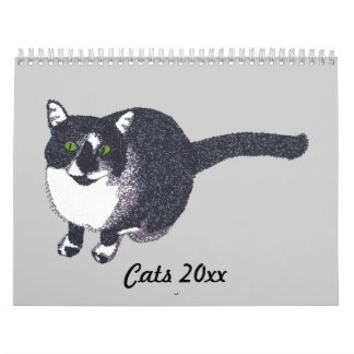Paintings Artwork of Cats Calendar 20xx