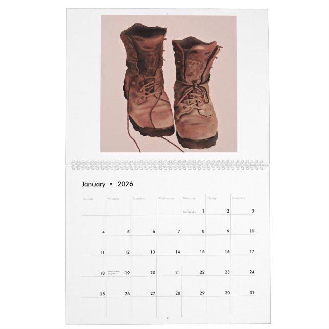 Paintings By Lorenzo Aguayo Calendar (Jan 2026)