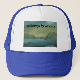 paintings by lorenzo trucker hat