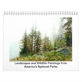 Paintings from America's National Parks Calendar