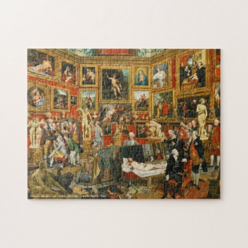 Paintings in a Room Vintage Art Family Indoor Game Jigsaw Puzzle