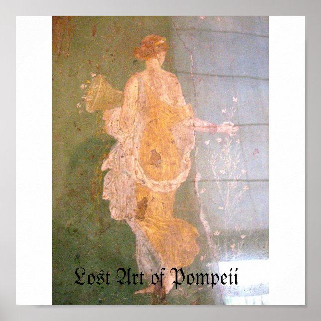 Paintings of Pompeii Italy, Lost Art of Pompeii Poster (Front)