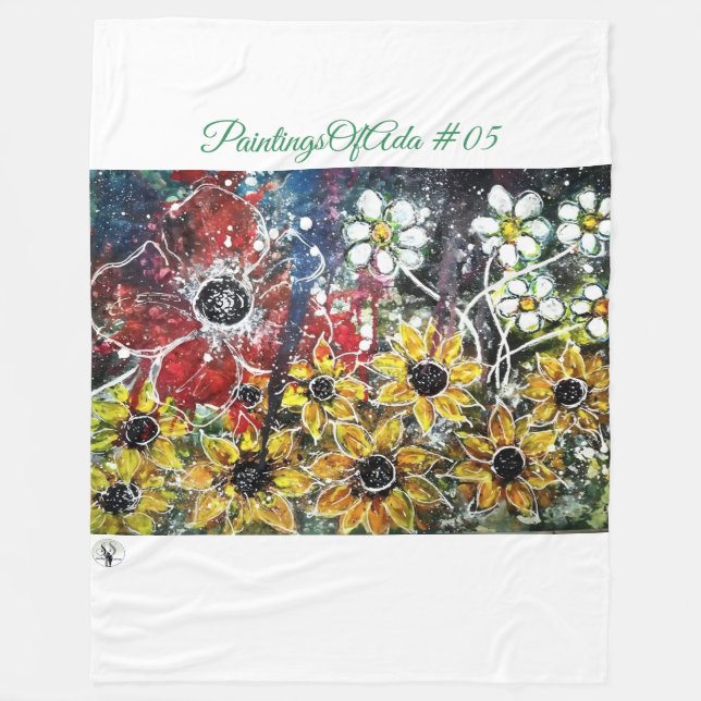 PaintingsOfAda #05 - Artist - Unknown Fleece Blanket (Front)