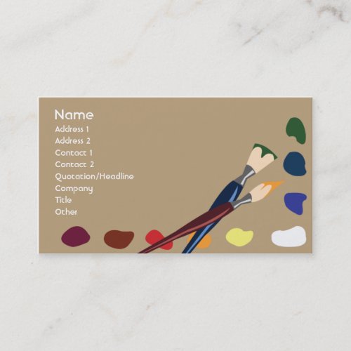 Paints - Business Business Cards