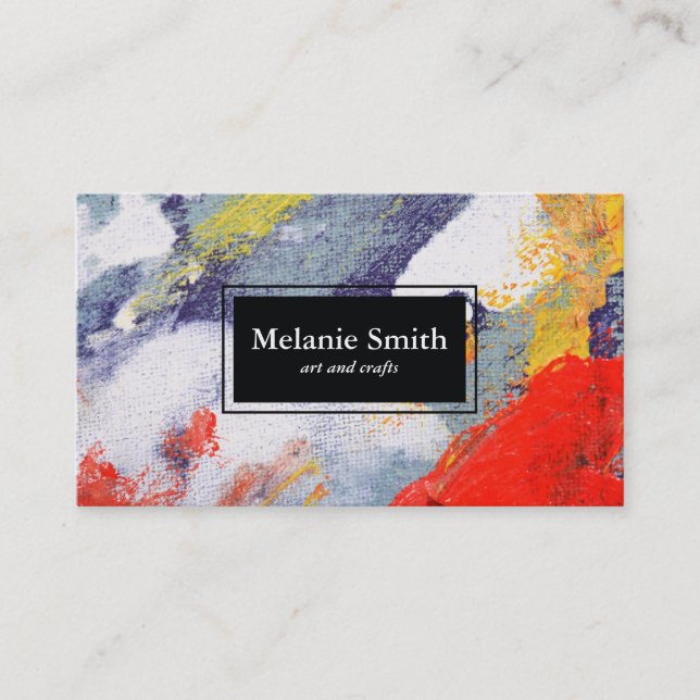 Paints Business Card (Front)
