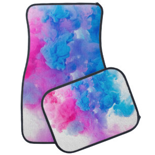 Paints water texture color bright car floor mat