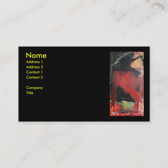 PAINTUS INTERUPTIS BUSINESS CARD (Front)