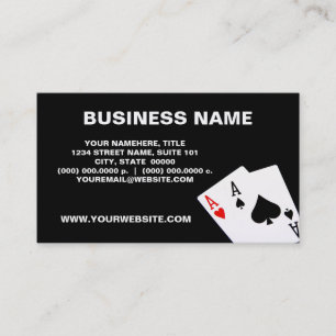 Pair of Aces Business Cards