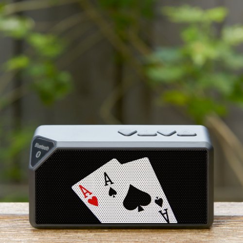 Pair of Aces Poker Bluetooth Speaker