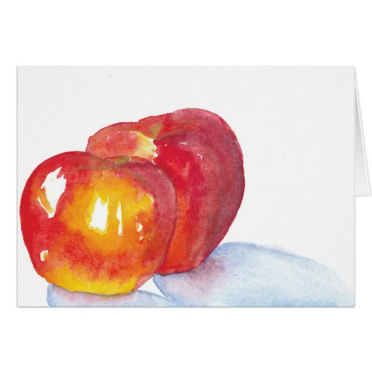 Pair of Apples Cards (Front Horizontal)
