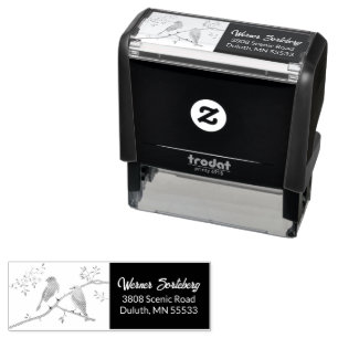 Pair of Bluebirds Self-Ink Stamp