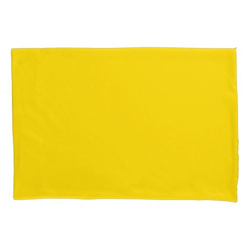 Pair of Bright Yellow Pillowcases