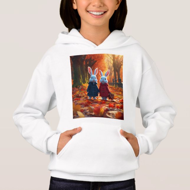 pair of bunnies girl t shirt (Front)