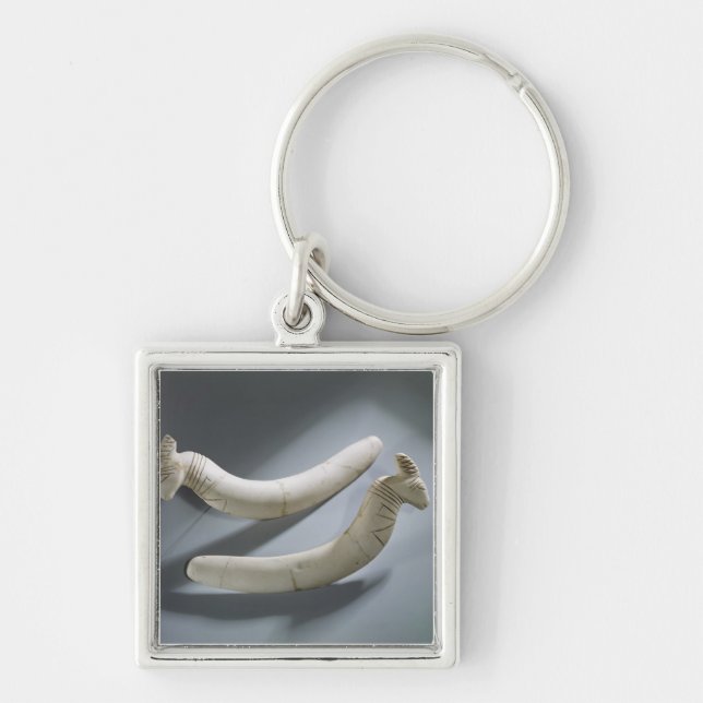 Pair of castanets, Thinite Period (hippopotamus iv Keychain (Front)