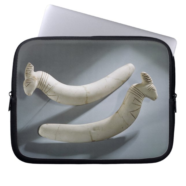 Pair of castanets, Thinite Period (hippopotamus iv Laptop Sleeve (Front)