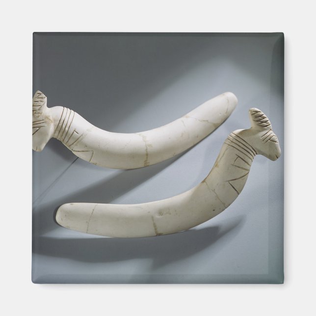 Pair of castanets, Thinite Period (hippopotamus iv Magnet (Front)