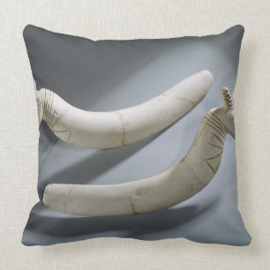 Pair of castanets, Thinite Period (hippopotamus iv Throw Pillow