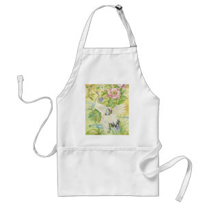 Pair of Cranes Apron
