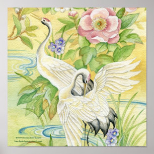 Pair of Cranes Print