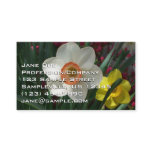 Pair of Daffodils Pink and Yellow Spring Flowers Business Card