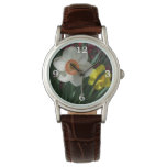 Pair of Daffodils Pink and Yellow Spring Flowers Watch